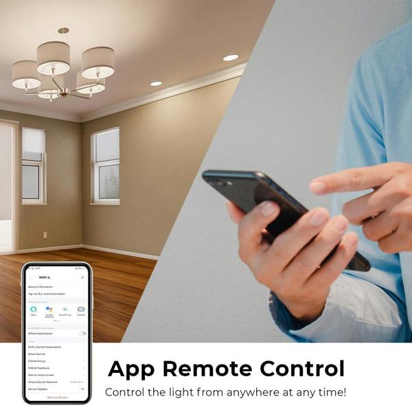 ENER-J EnerJ 2 Gang Smart WiFi Push Button Light Switch White, No Neutral Required, LED Indicator, App & Voice Control (Alexa, Google, Siri)