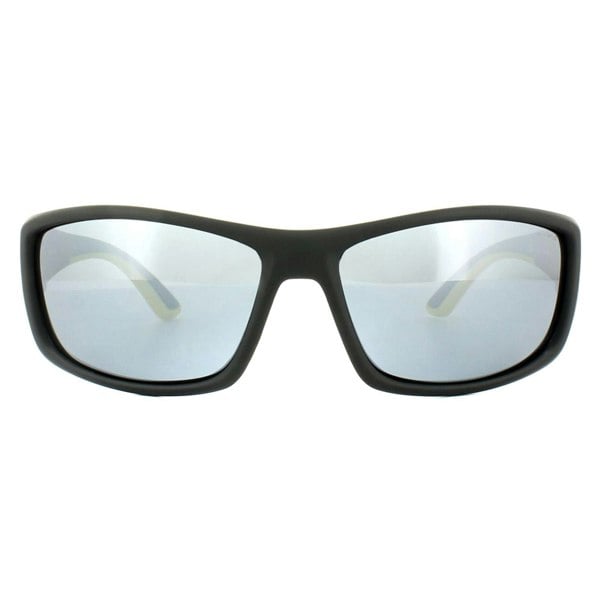 Polaroid Sport Sunglasses PLD 7011/S 71C EX Black Yellow Grey Silver Mirror Polarized