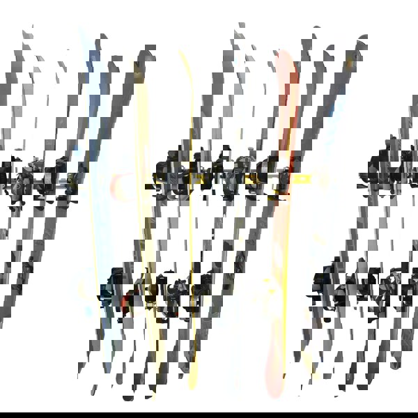 Snowboard wall rack. Wall mounted snowboard rack for 6 snowboards