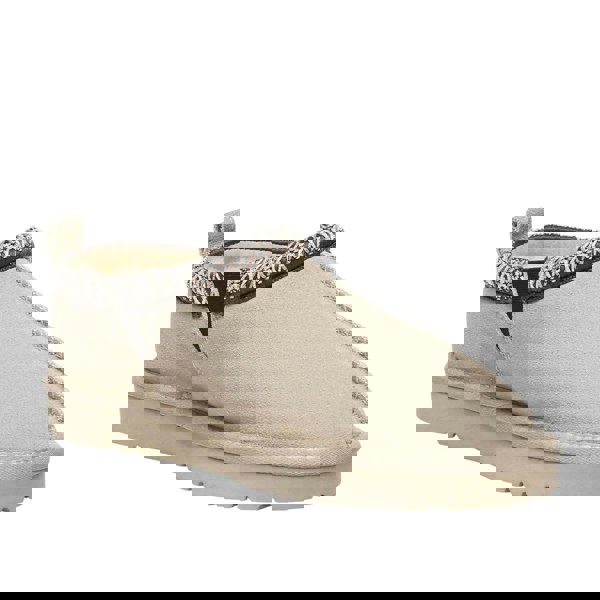 EverAu Womens/Ladies Wigeon Cow Suede Slippers - Sand