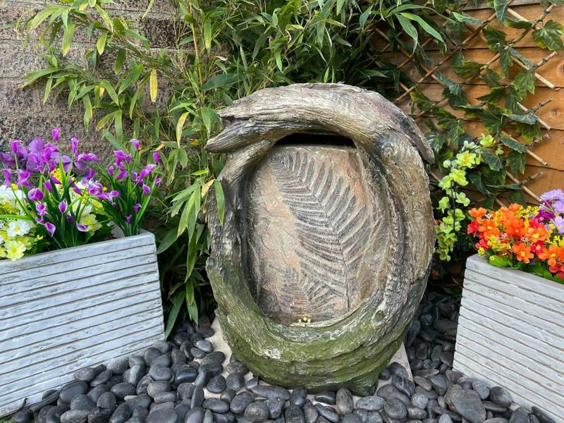 Tranquillity Water Features Fossil Leaf Traditional Water Feature