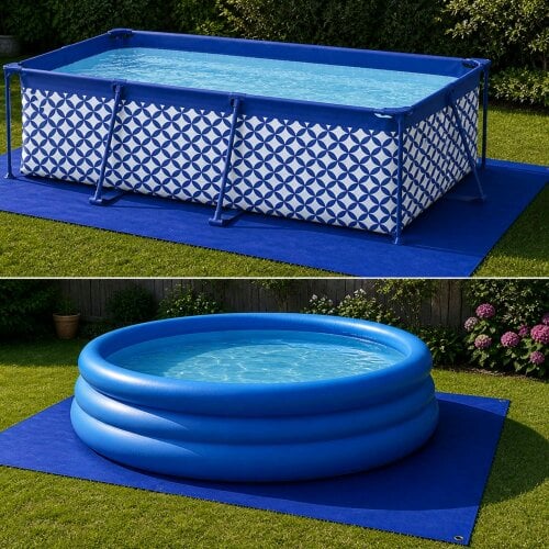 Swim Essentials Ground Cover for Pool 260 x 160 cm – Swimming Pool Ground Cloth | Protective Underlay for Frame & Inflatable Pools