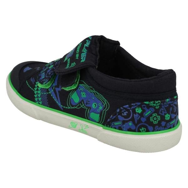 Start-rite Childrens Startrite Casual Hook And Loop Fastening Canvas Shoes Level Up
