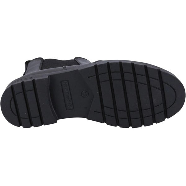 Hush Puppies Laura SNR Leather Girls's Black Boots