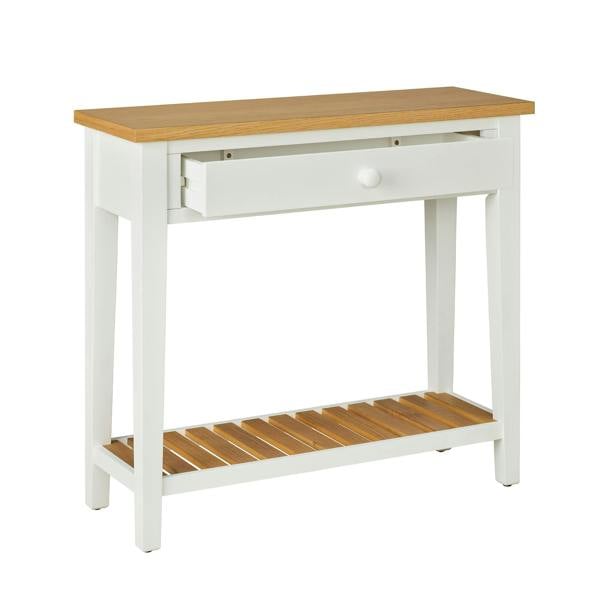 Statement Furniture Ludlow White Console Table with Storage