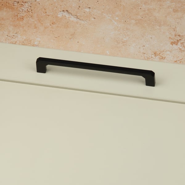 Handle & Home Matt Black Angled End D-Bar Handles