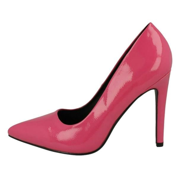 Anne Michelle Ladies Anne Michelle Patent Court Shoes