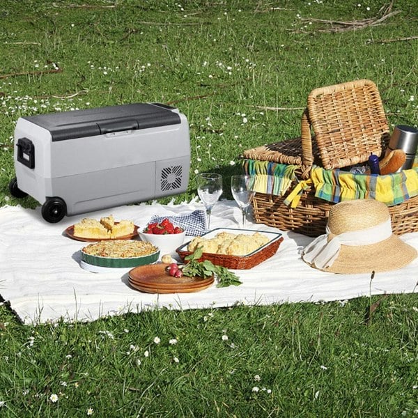 36L Portable Car Compressor Refrigerator for Camping Road Trip Living and Home 