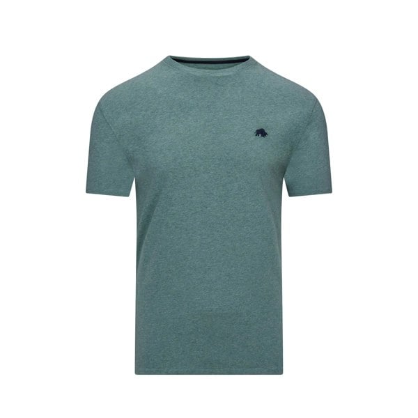 Raging Bull Mens Classic Organic T-Shirt - Green Marl