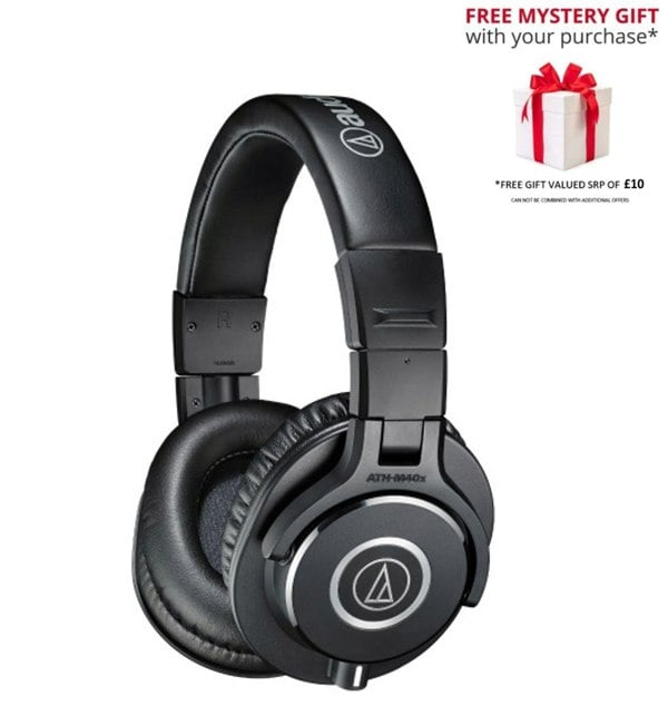Audio Technica Audio-Technica ATH-M50X Professional Monitor Headphones - Free Gift RRP £10!