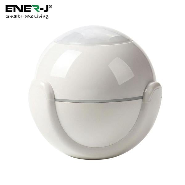Top view of smart WiFi motion sensor with rounded design