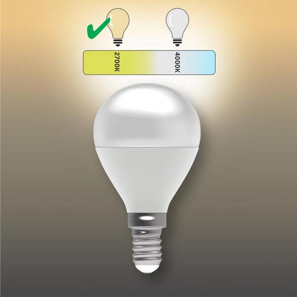 BELL Lighting E14 LED Golf Ball Bulb 4.7W Energy Saving Light Bulb