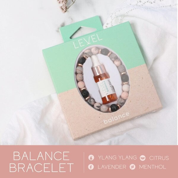 Lava Bead Aromatherapy Bracelet Set - Balance & Centre