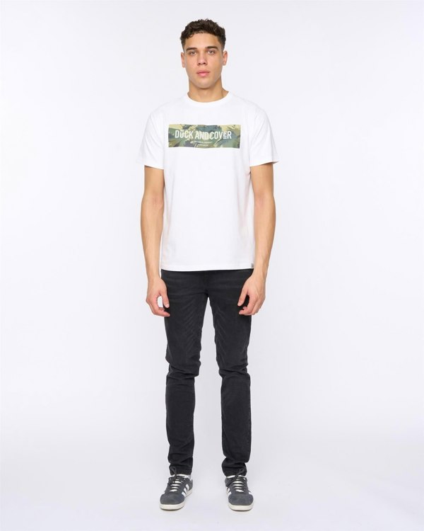 Duck and Cover Wayfirth T-Shirt - White