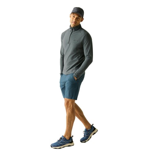 Regatta Great Outdoors Mens Montes Funnel Neck Fleece Jumper - Dark Storm