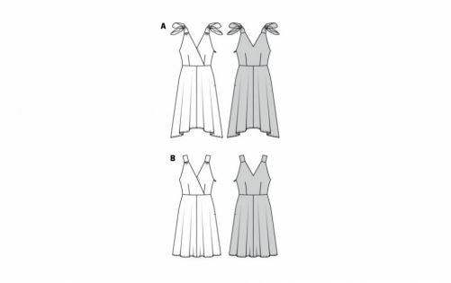 Burda Sewing Pattern 5899 Dresses For Women, 8-18 (34-44) - Intermediate