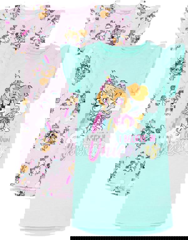 Paw Patrol Girls Multicoloured Skye Short Sleeve Nightdress