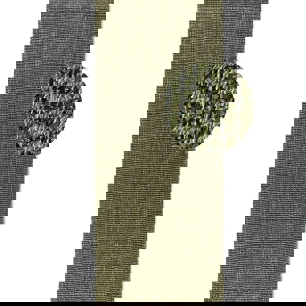 Handwoven Jute Green Rug – Natural Colour