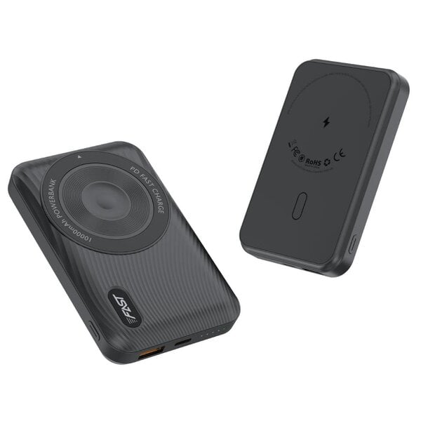 Power Bank 10,000 mAh Charging Compact Phone Portable Wireless Magnetic Chargeable Smartphone Device