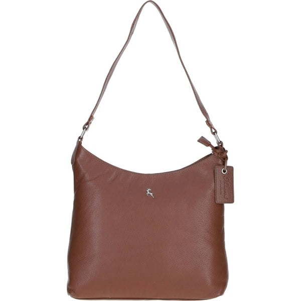 Chic Leather Shoulder Bag & Secure Zip Closure: Antrim