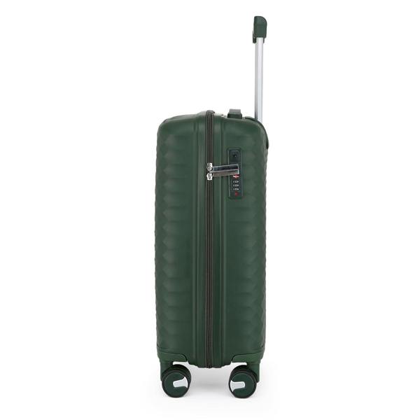Infinity Luggage Dual 4 Wheel Robust Lightweight TSA Hard Shell Suitcase Luggage Travel Bags Set