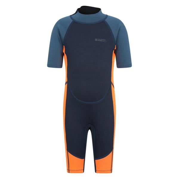 Mountain Warehouse Childrens/Kids Contrast Panel Wetsuit - Bright Orange - 