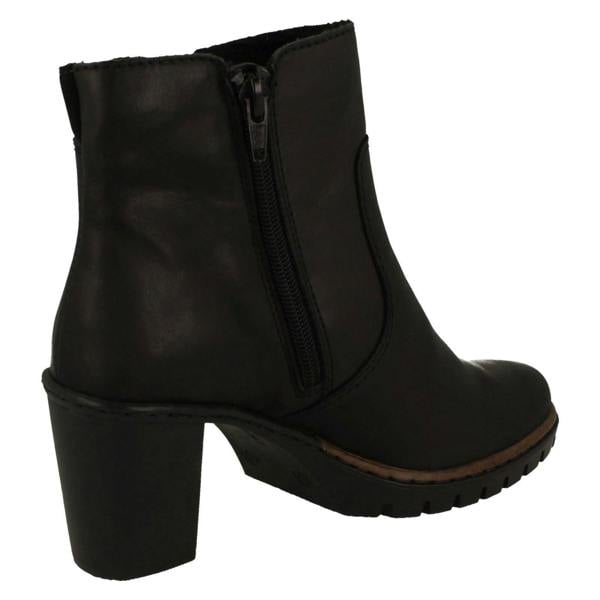 Rieker Ladies Rieker Heeled Ankle Boots Y2557