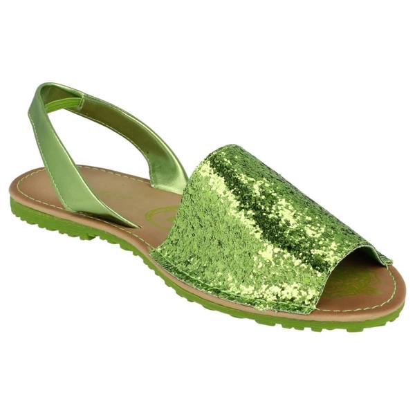 Spot On Ladies Spot On Flat Mule Slingback Sandals