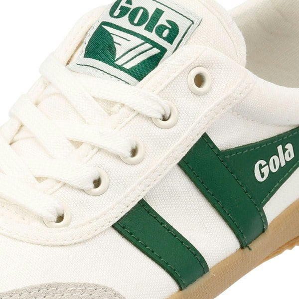 Gola Badminton Women's White/Green Trainers
