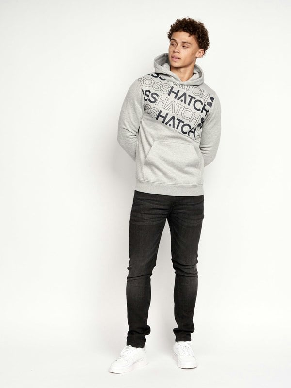 Crosshatch Shardo Hoodie 2pk Navy/Grey Marl