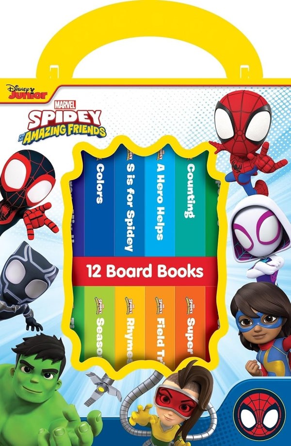 Spidey and his Amazing Friends - My First Library 12 Board Book Set