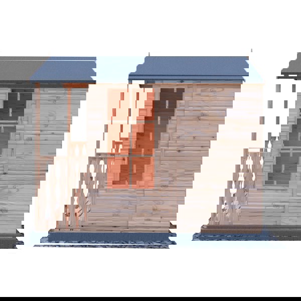 Shire Buckingham & Veranda 7x10 12mm interlock Clad wooden Summerhouse - Best Shed