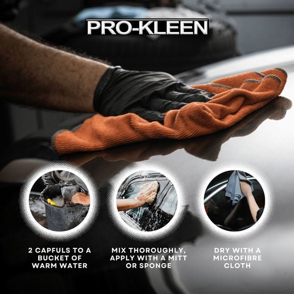 ProKleen Pro-Kleen 10 Litres Carnauba Wash and Wax Shampoo (Apple Fragrance)