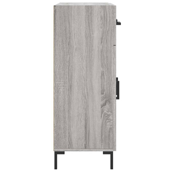Berkfield Sideboard Grey Sonoma 69.5x34x90 cm Engineered Wood