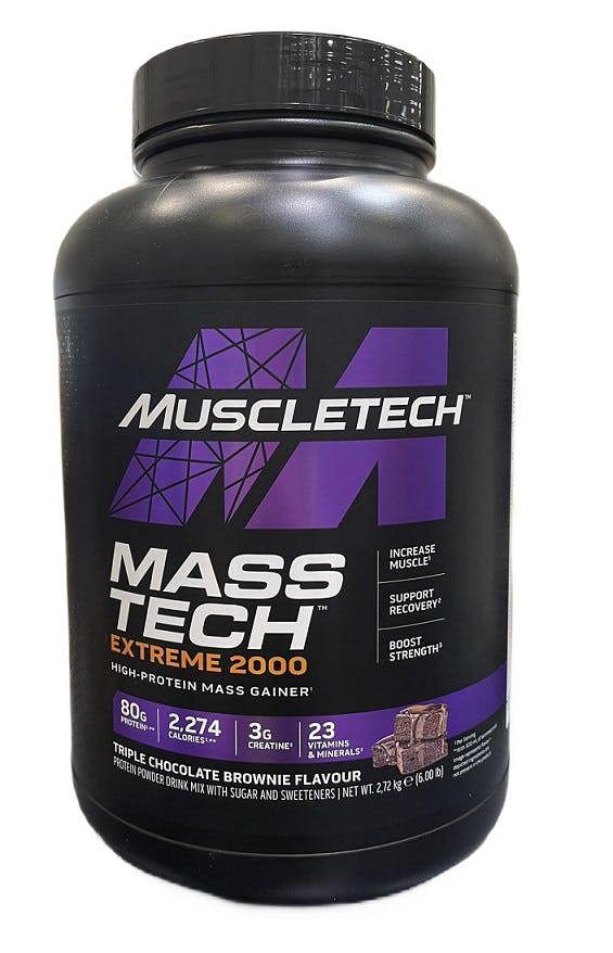 MuscleTech Mass-Tech Extreme 2000, Triple Chocolate Brownie - 2720g