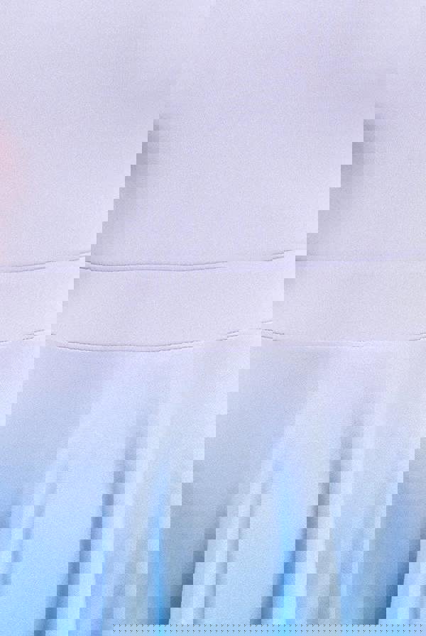 Ombre Scuba Foam Bardot A-Line Midi Dress - Light Blue DR4283QZ