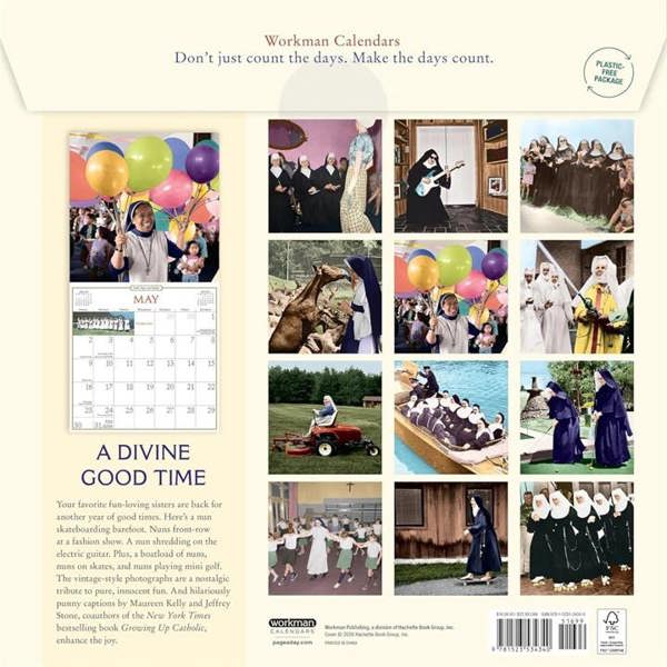 Nuns Having Fun Calendar 2027, Wall Calendars, Month To View, Humour, Gift