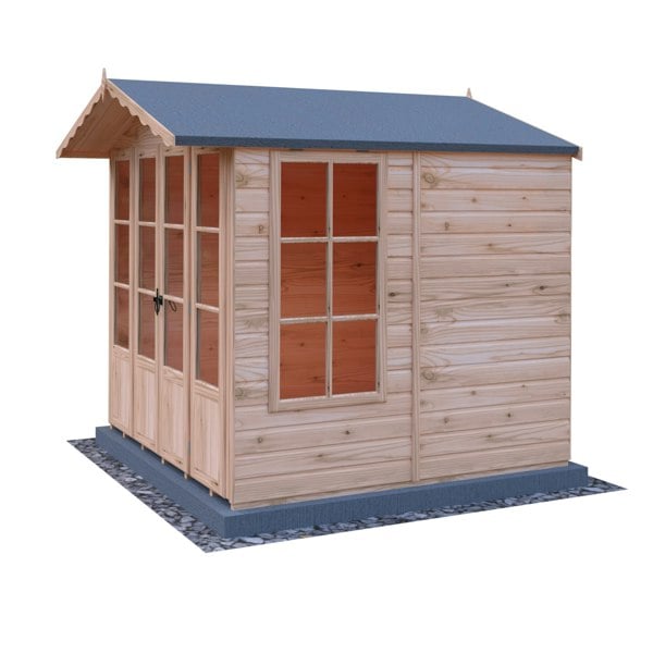 Shire 7x7 Kensington Summerhouse 12mm shiplap interlock cladding