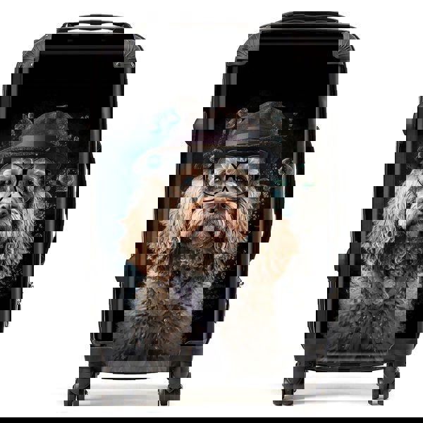 Warren Reed Cockapoo Dog Splashart Suitcase