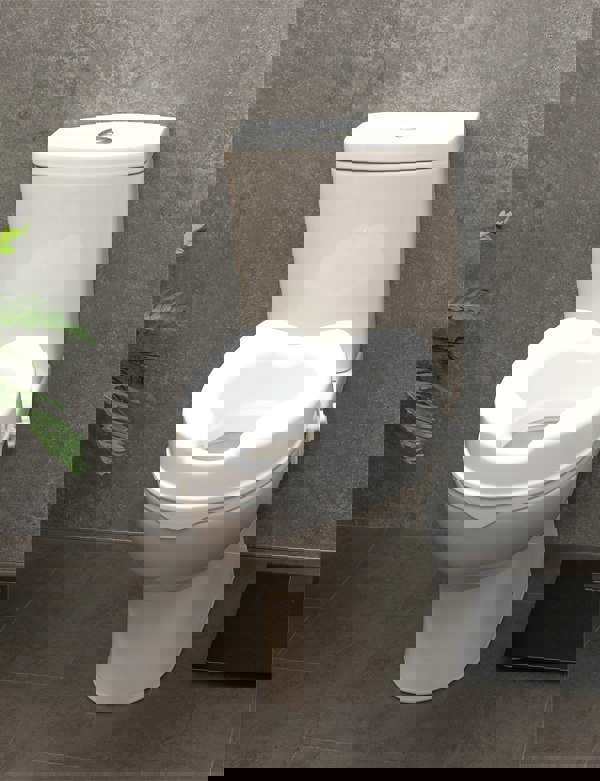 Aidapt 4 Inch Raised Toilet Seat No Lid