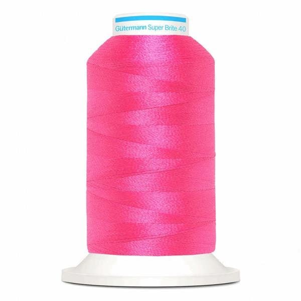 Gutermann Super Brite Polyester 40 Embroidery Thread 1000m Polyester Thread Suitable For Embroidery