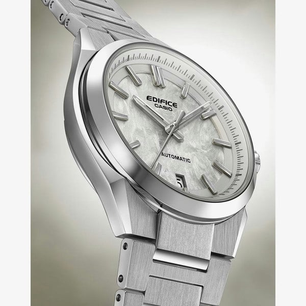 Casio Mens Edifice White Automatic Bracelet Watch EFK-100D-7AER