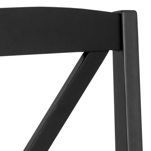 Furniture To Go Elvira Dining Chair in Black and Oak Set of 2