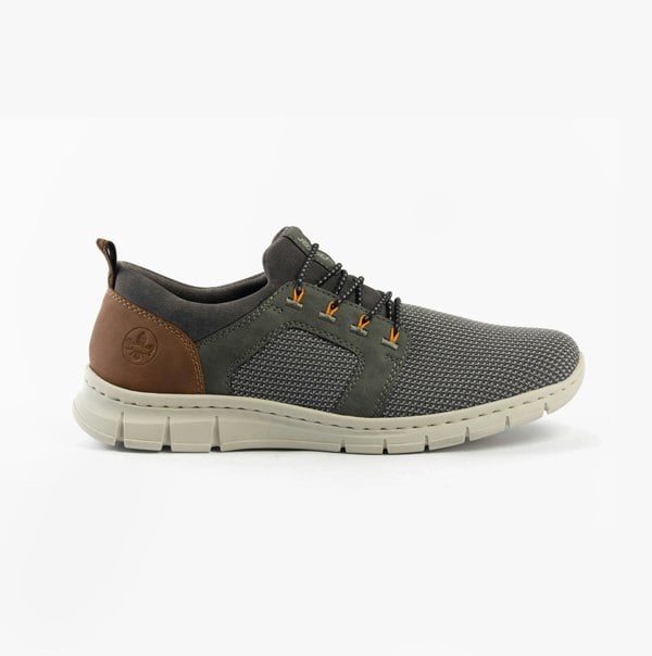 Rieker B7796-42 Mens Trainers Grey