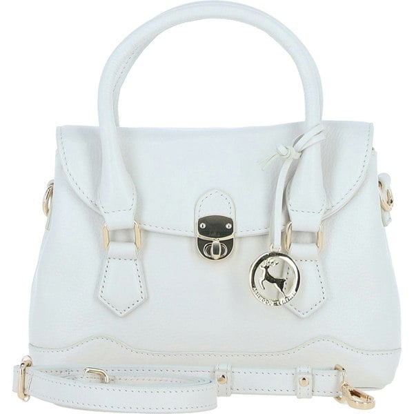 Elegant Leather Handbag With Detachable Crossbody Strap: y-55