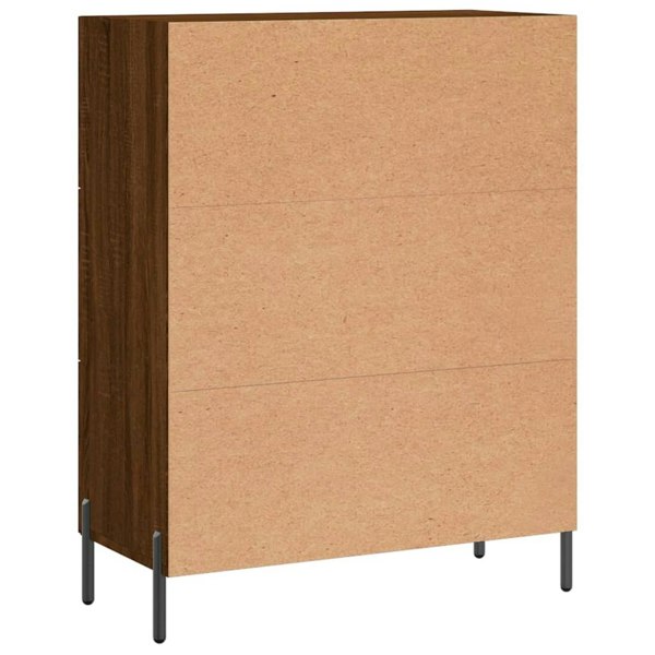 Berkfield Sideboard Brown Oak 69.5x34x90 cm Engineered Wood