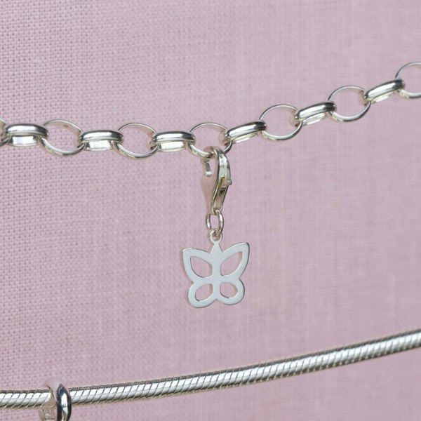 Sterling Silver Butterfly Charm - MYLEE London