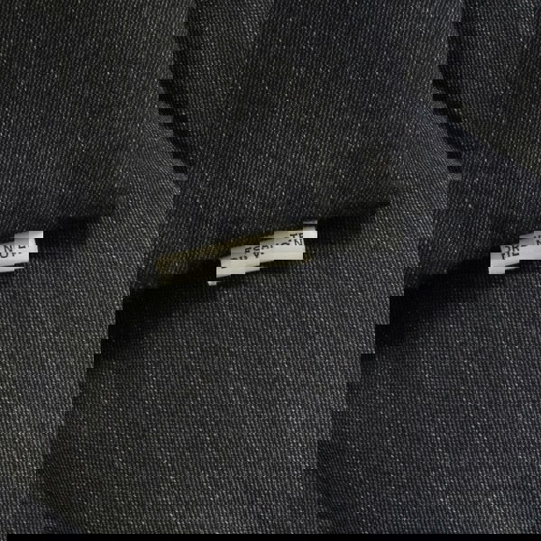 Dries Van Noten quilted oversized scarf shawl in grey pinstripe down feather filled