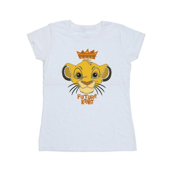 Disney Womens/Ladies The Lion King Future King Cotton T-Shirt - White