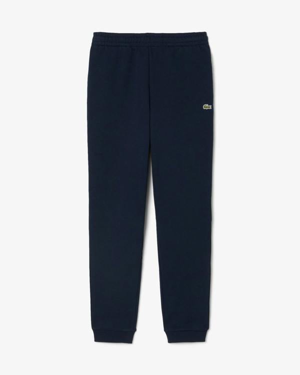 Lacoste Tapered Fit Mens Fleece Sweatpants - Navy Blue 166 | CHO | Designer Mens Sweatpants
